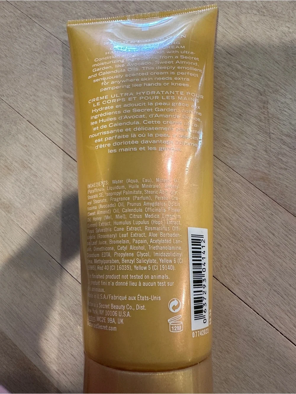 Victoria's Secret Vanilla Lace Golden Yellow Body Cream